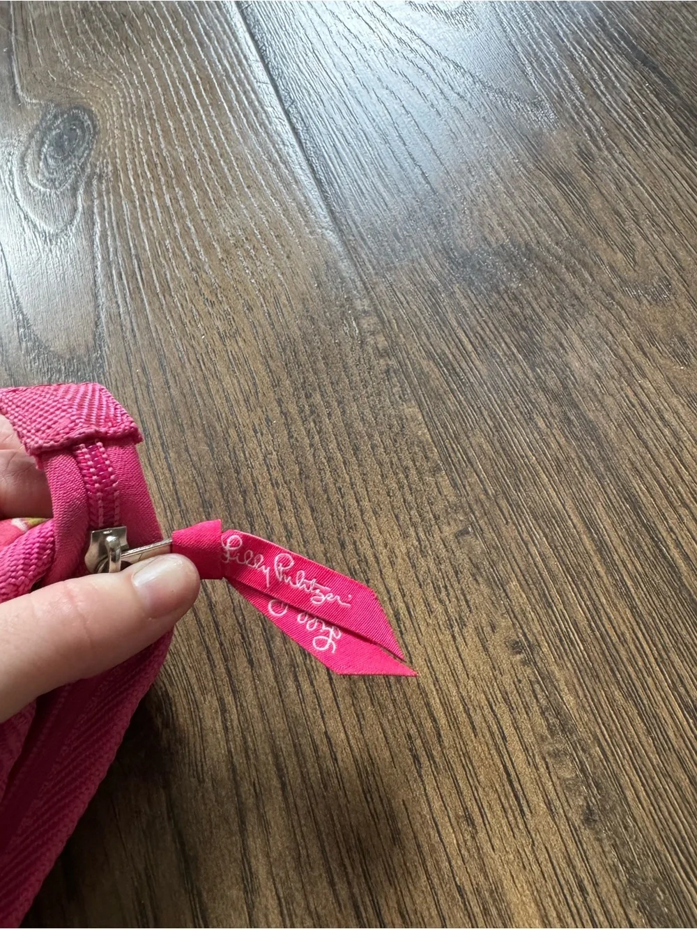 Lilly Pulitzer Pink and Lime Floral Tote